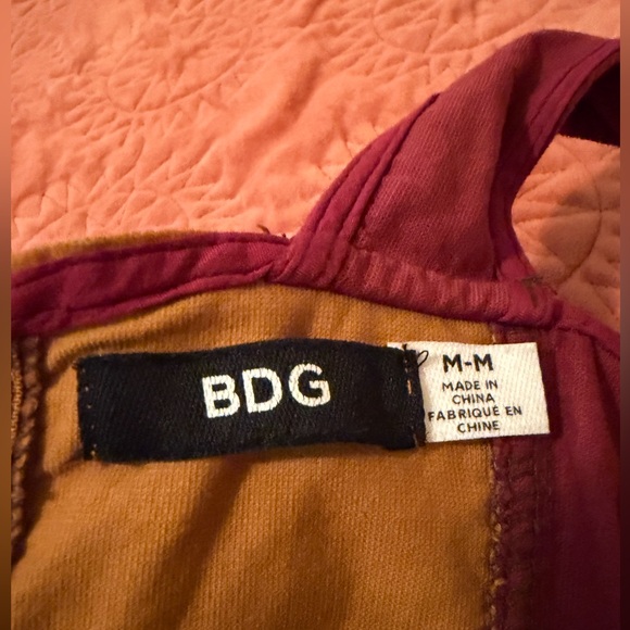 Urban Outfitters BDG Taylor Uncut Corduroy Colorblock Dress - Picture 7 of 7